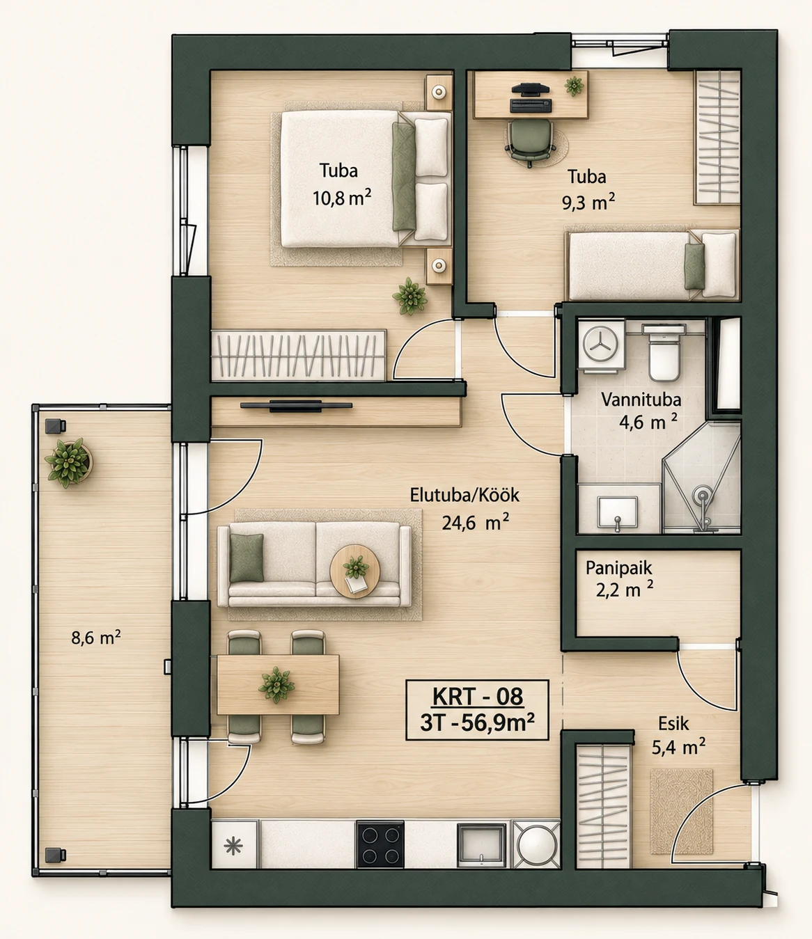 Планировка квартиры 8