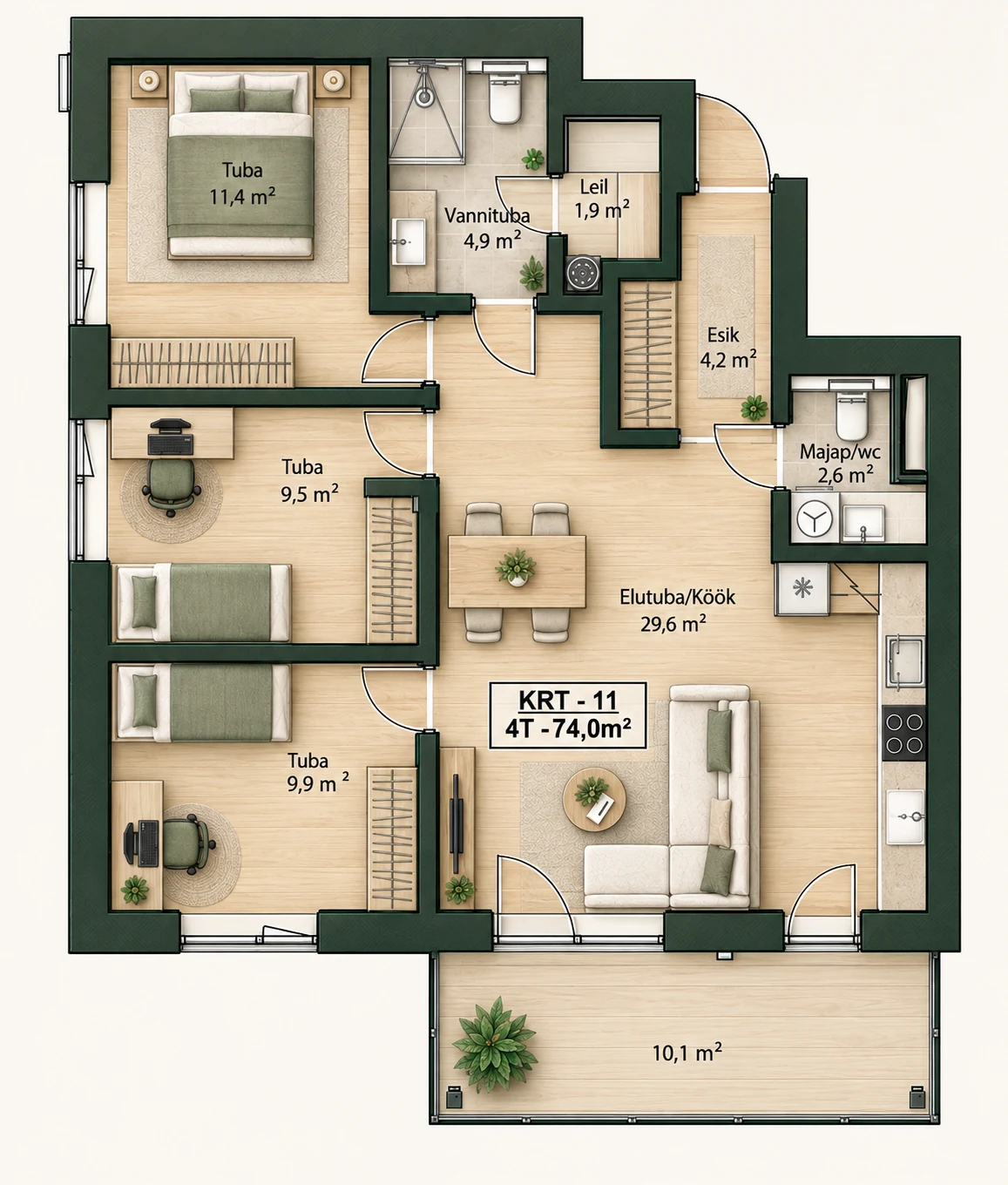 Планировка квартиры 11